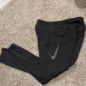 Nike drifit leggings with back zipper pocket
